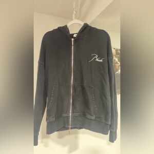 Rhude zip up hoodie